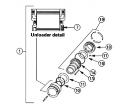 Trane crhe cylinder liner assembly