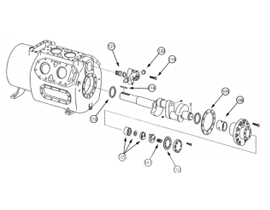 Trane crhr Bearing Assembly Parts
